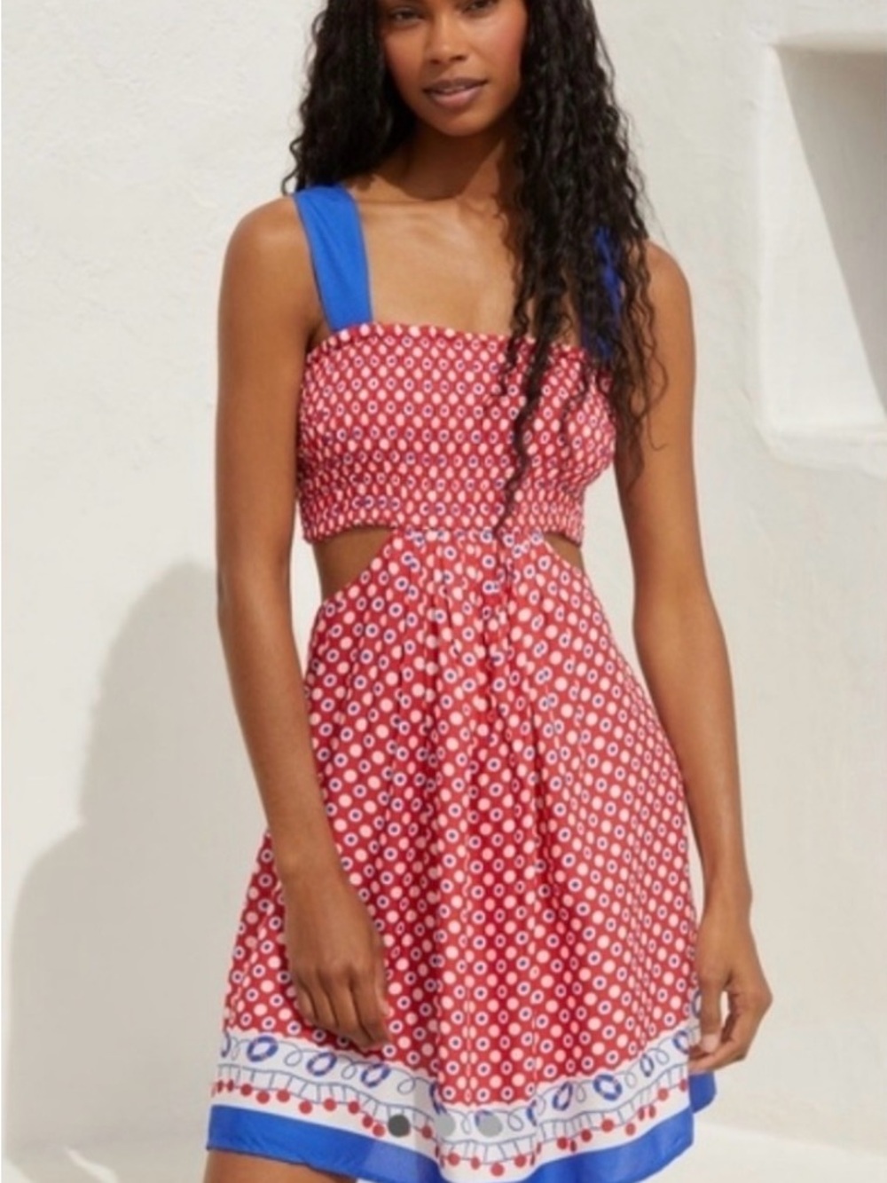 Anthropologie Celandine The Piper Cut Out Mini Dress